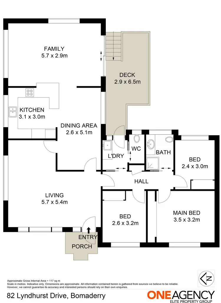 Floorplan of Homely house listing, 82 Lyndhurst Drive, Bomaderry NSW 2541