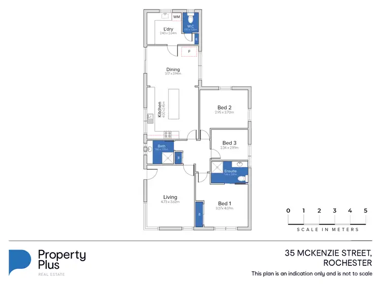 Floorplan of Homely house listing, 35 McKenzie Street, Rochester VIC 3561