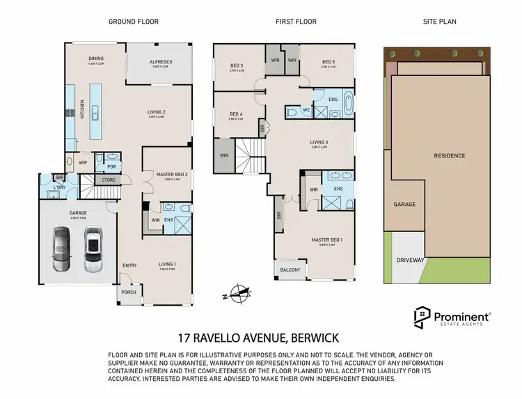 Floorplan of Homely house listing, 17 Ravello Avenue, Berwick VIC 3806