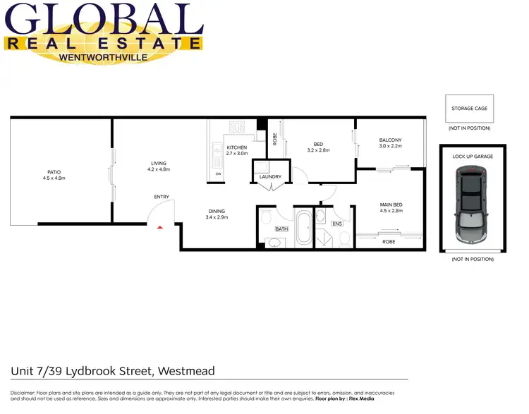 Floorplan of Homely apartment listing, 7/39 45 Lydbroke St, Westmead NSW 2145