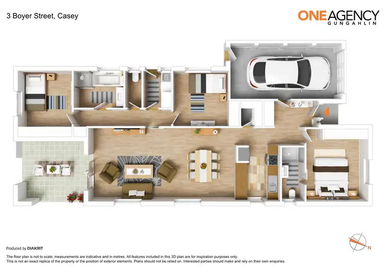Floorplan of Homely house listing, 3 Boyer Street, Casey ACT 2913