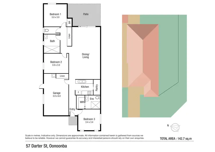 Floorplan of Homely house listing, 57 Darter Street, Oonoonba QLD 4811