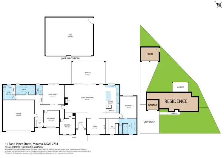 Floorplan of Homely house listing, 41 Sand Piper Street, Moama NSW 2731