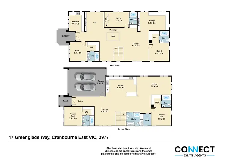 Floorplan of Homely house listing, 17 Greenglade Way, Cranbourne East VIC 3977