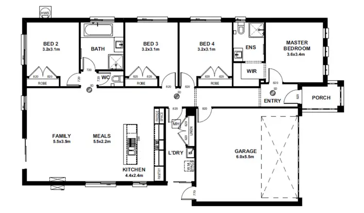 Floorplan of Homely house listing, Address available on request