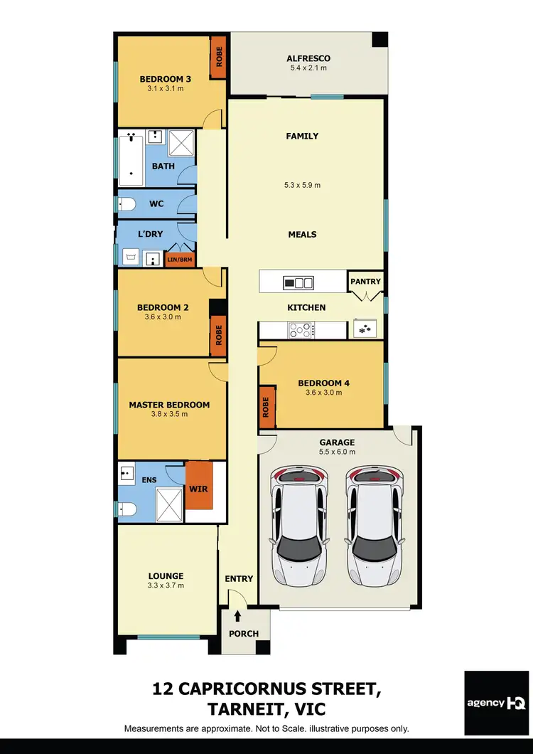 Floorplan of Homely house listing, 12 Capricornus Crescent, Tarneit VIC 3029