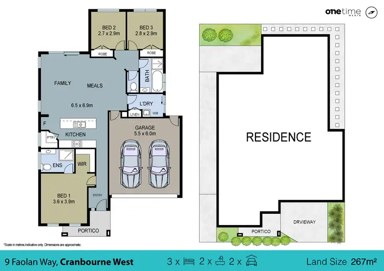 Floorplan of Homely house listing, 9 Faolan Way, Cranbourne West VIC 3977
