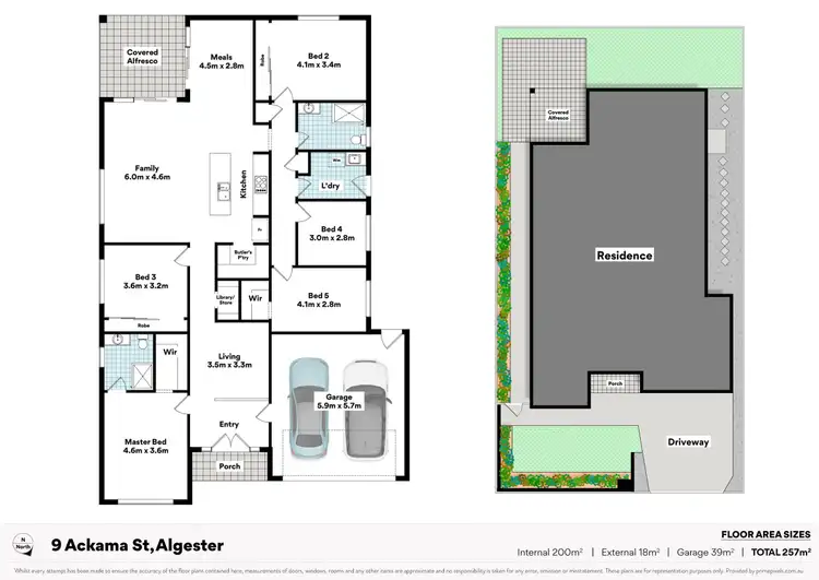 Floorplan of Homely house listing, 9 Ackama Street, Algester QLD 4115