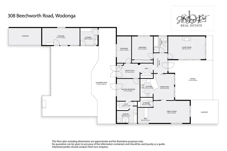 Floorplan of Homely house listing, 308 BEECHWORTH ROAD, Wodonga VIC 3690