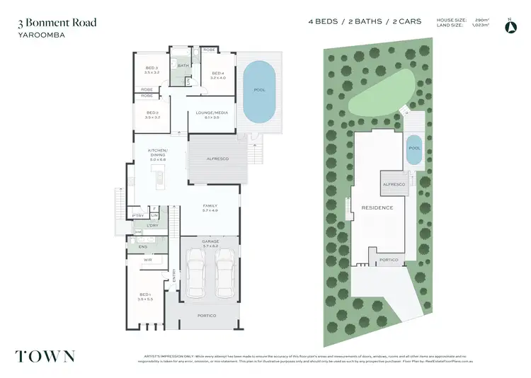 Floorplan of Homely house listing, 3 Bonment Road, Yaroomba QLD 4573