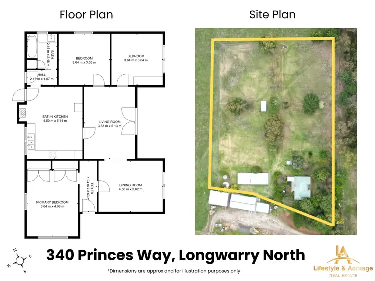 Floorplan of Homely land listing, 340 Princes Way, Longwarry North VIC 3816