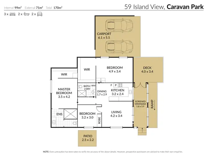 Floorplan of Homely unit listing, 59/946 Scenic Highway, Kinka Beach QLD 4703