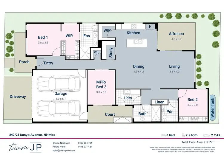 Floorplan of Homely retirement listing, 240/25 Banya Ave, Nirimba QLD 4551