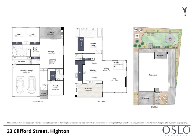 Floorplan of Homely house listing, 23 Clifford Street, Highton VIC 3216