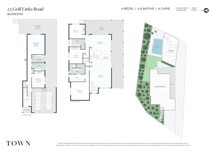 Floorplan of Homely house listing, 22 Golf Links Road, Buderim QLD 4556