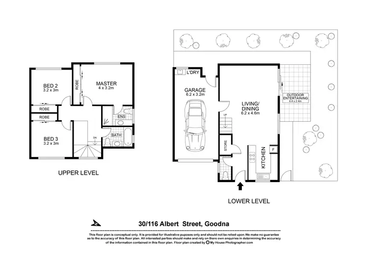 Floorplan of Homely townhouse listing, 30/116 Albert Street, Goodna QLD 4300