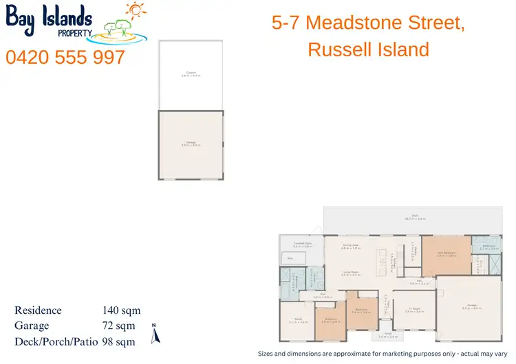 Floorplan of Homely house listing, 5 Meadstone Street, Russell Island QLD 4184