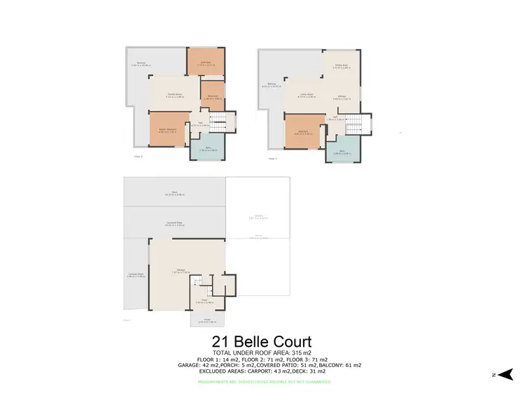 Floorplan of Homely house listing, 21 Belle Court, Rainbow Beach QLD 4581