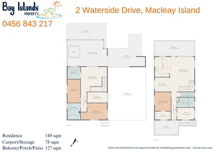 Floorplan of Homely house listing, 2 Waterside Drive, Macleay Island QLD 4184