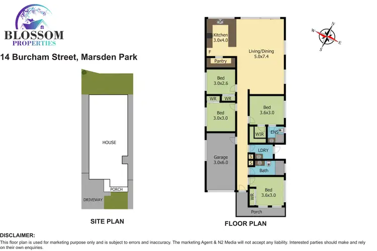 Floorplan of Homely house listing, 14 Burcham Street, Marsden Park NSW 2765