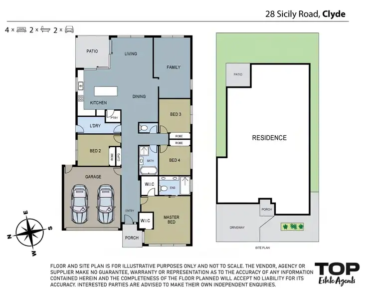 Floorplan of Homely house listing, 28 Sicily Road, Clyde VIC 3978