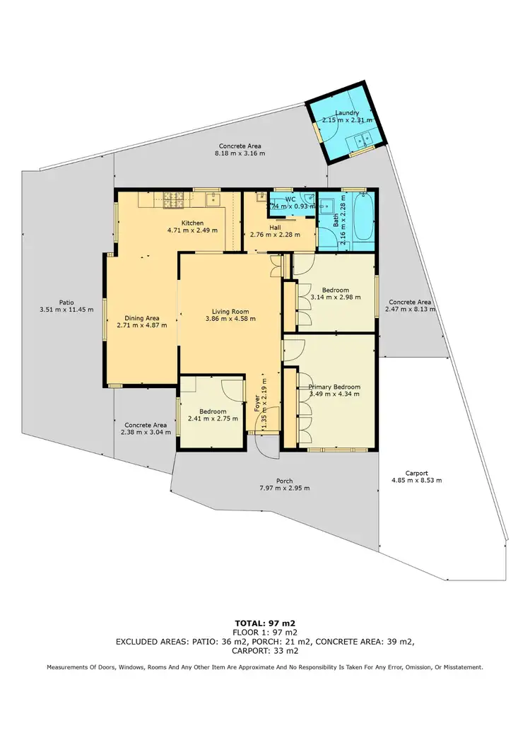 Floorplan of Homely house listing, 5 Varden Street, Piccadilly WA 6430