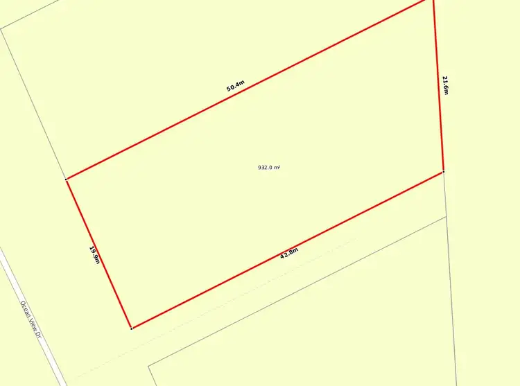 Floorplan of Homely land listing, LOT 46, 37 OCEAN VIEW DRIVE, Woodgate QLD 4660