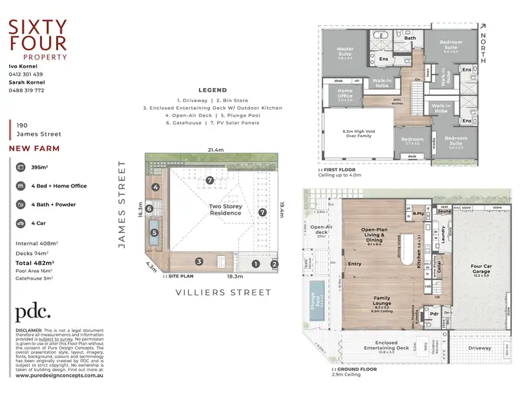 Floorplan of Homely house listing, 190 James Street, New Farm QLD 4005
