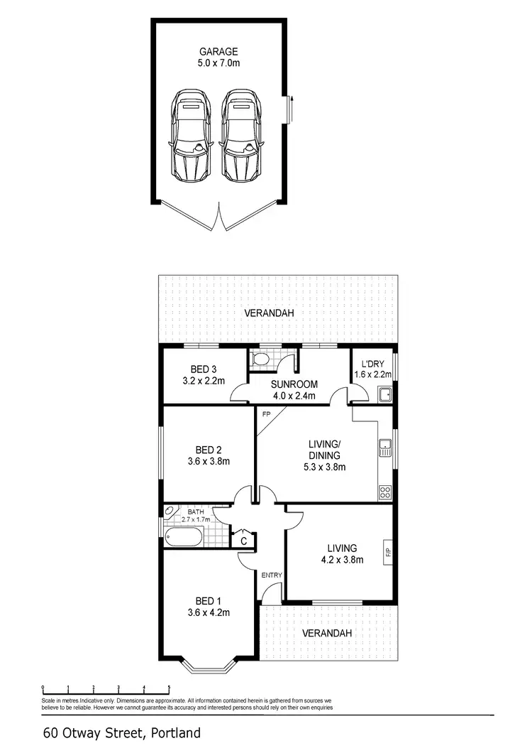 Floorplan of Homely house listing, 60 Otway Street, Portland VIC 3305