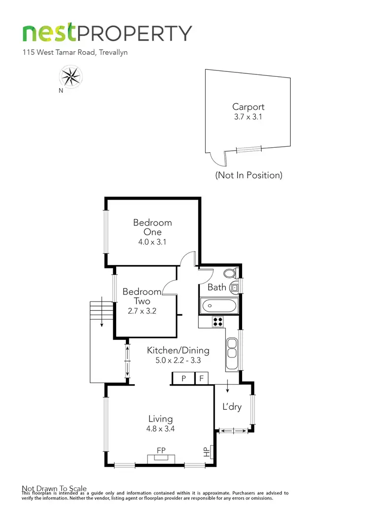 Floorplan of Homely house listing, 115 West Tamar Road, Trevallyn TAS 7250