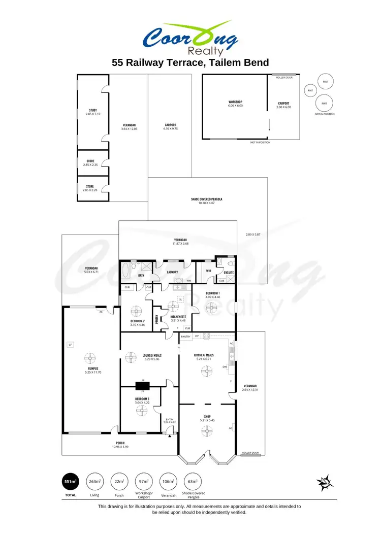 Floorplan of Homely house listing, 55 Railway Terrace, Tailem Bend SA 5260