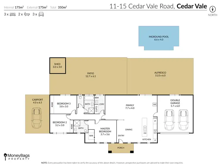 Floorplan of Homely house listing, 11-15 Cedar Vale Road, Cedar Vale QLD 4285