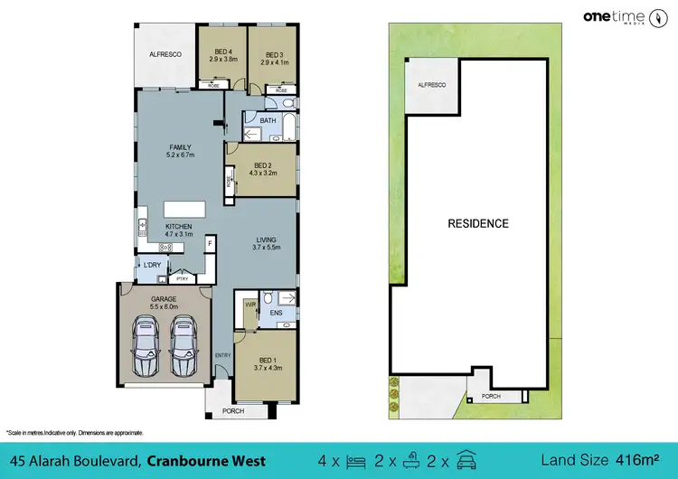 Floorplan of Homely house listing, 45 Alarah Boulevard, Cranbourne West VIC 3977
