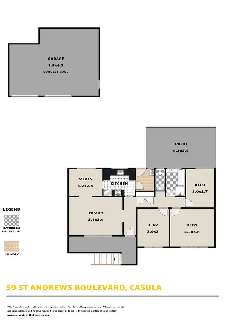 Floorplan of Homely house listing, 59 St Andrews Boulevard, Casula NSW 2170