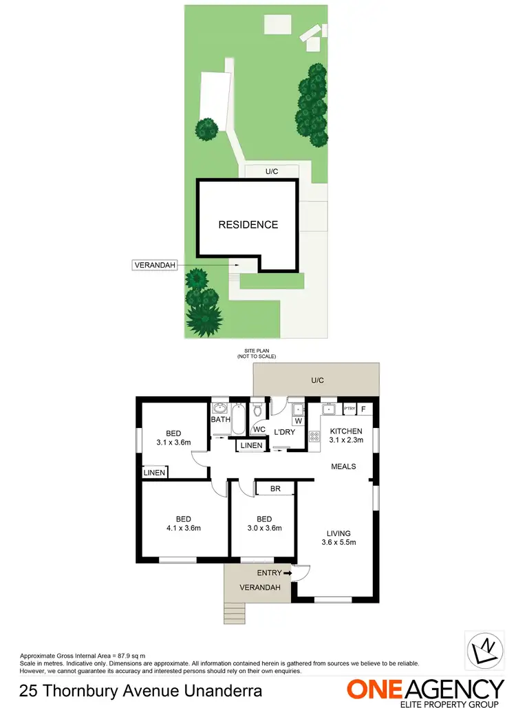 Floorplan of Homely house listing, 25 Thornbury Avenue, Unanderra NSW 2526