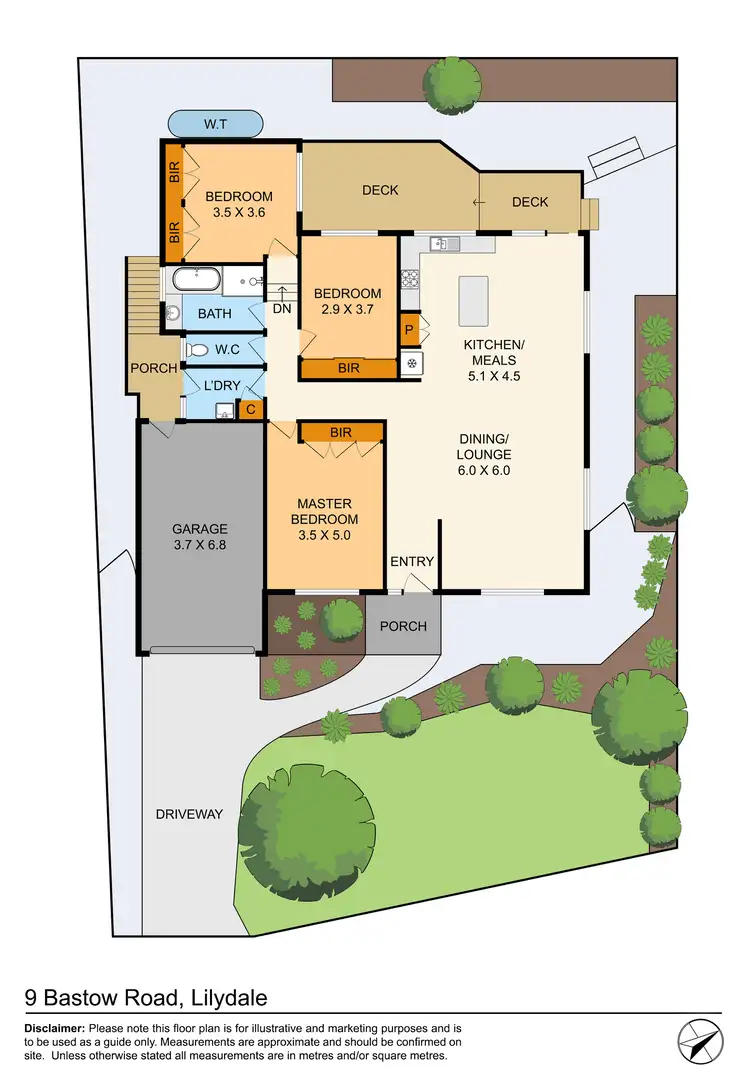 Floorplan of Homely house listing, 9 Bastow Road, Lilydale VIC 3140