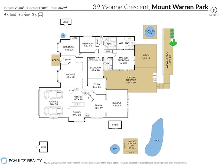 Floorplan of Homely house listing, 39 Yvonne Crescent, Mount Warren Park QLD 4207
