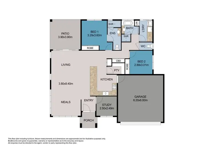 Floorplan of Homely villa listing, 15 Waller Street, Atherton QLD 4883
