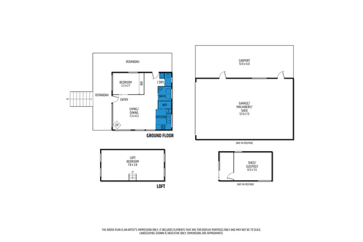 Floorplan of Homely rural property listing, 493 Bunstons Road, Tolmie VIC 3723