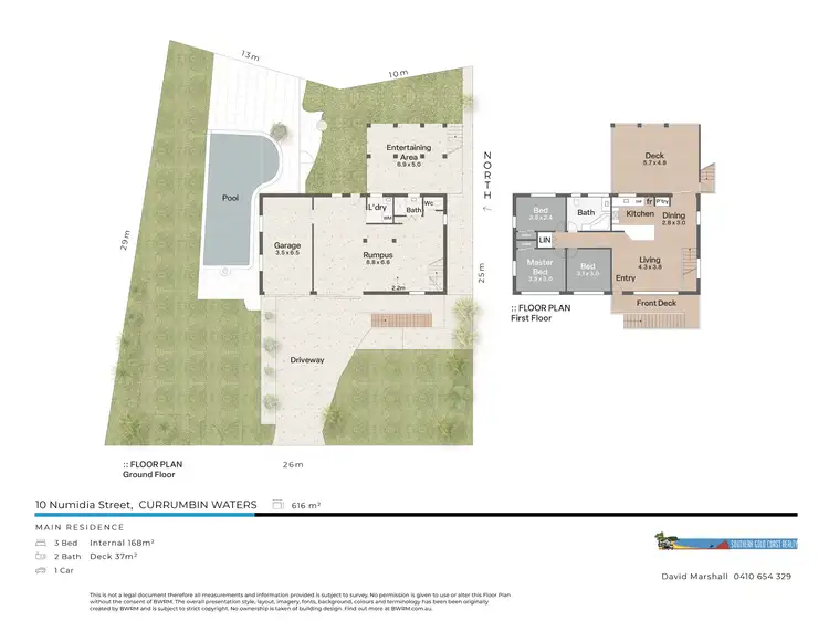 Floorplan of Homely house listing, 10 Numidia Street, Currumbin Waters QLD 4223
