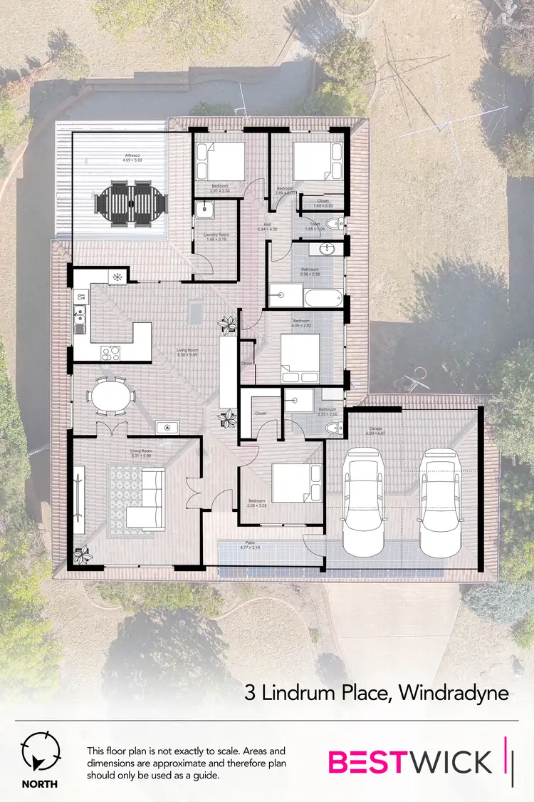Floorplan of Homely house listing, 3 Lindrum Place, Windradyne NSW 2795