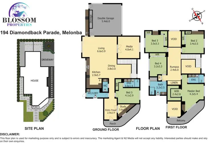 Floorplan of Homely house listing, 194 Diamondback Parade, Marsden Park NSW 2765