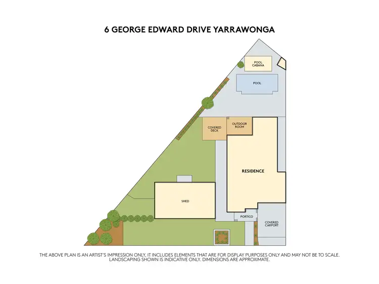 Floorplan of Homely house listing, 6 George Edward Drive, Yarrawonga VIC 3730