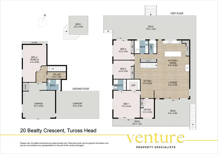 Floorplan of Homely house listing, 20 Beatty Crescent, Tuross Head NSW 2537