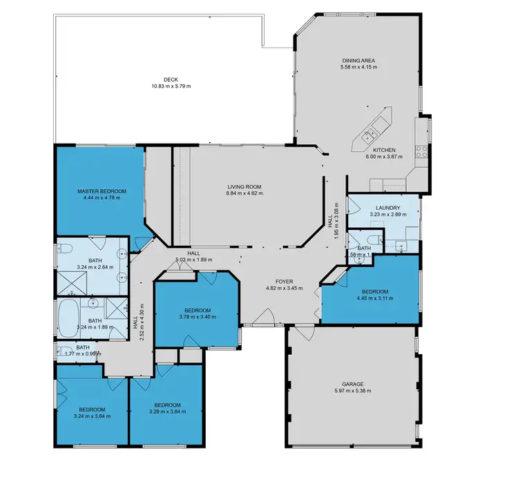 Floorplan of Homely house listing, 1 The Ridge, Hallidays Point NSW 2430