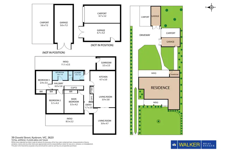 Floorplan of Homely house listing, 39 Oswald Street, Kyabram VIC 3620