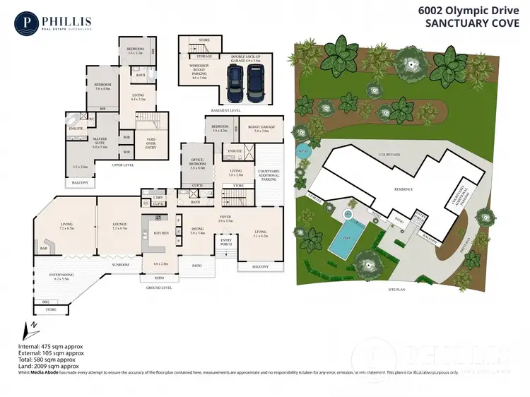 Floorplan of Homely house listing, 6002 Olympic Drive, Sanctuary Cove QLD 4212