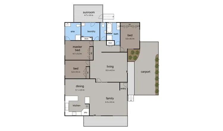 Floorplan of Homely house listing, 12 Dorothea Crescent, Dromana VIC 3936