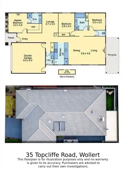 Floorplan of Homely house listing, 35 Topcliffe Road, Wollert VIC 3750