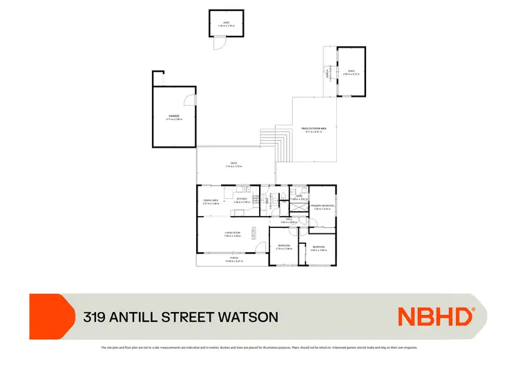 Floorplan of Homely house listing, 319 Antill Street, Watson ACT 2602